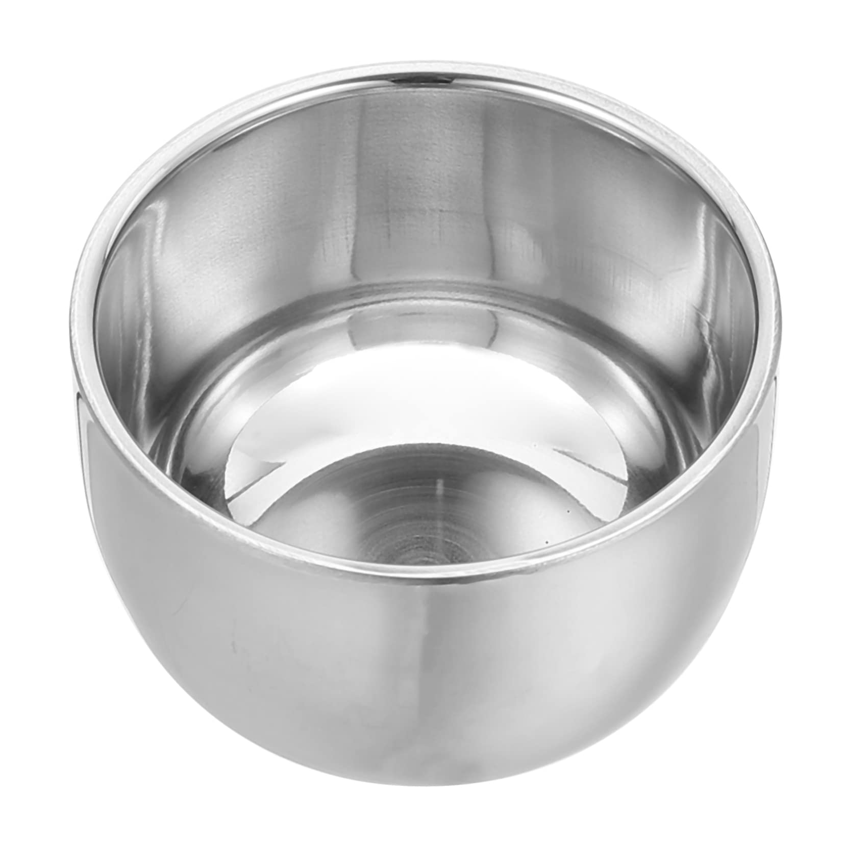 NULYLU 2pcs Stainless Shaving Cup Large Capacity Shaving Bowl Men's Shave Products Accessory