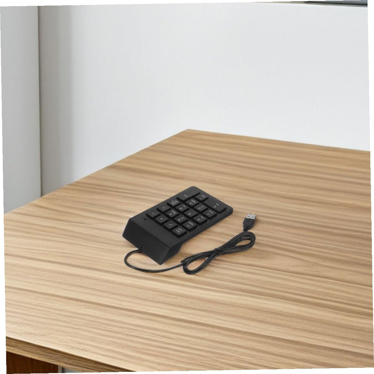 2pcs Portable USB Mini Numeric Keypad 18 Keys Financial Keyboard for Desktop Laptop PC Office Use Compact External Number Pad