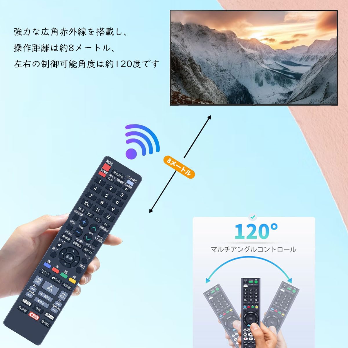 Amazon.co.jp: シャープ aquos リモコン 交換用 ブルーレイレコーダー 
