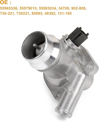 Miniatura 6 de Carcasa de termostato de aluminio mejorada compatible con Buick Encore 2013-2020 Chevy Cruze Sonic Trax 2011-2016 1.4L Reemplazar 55579010