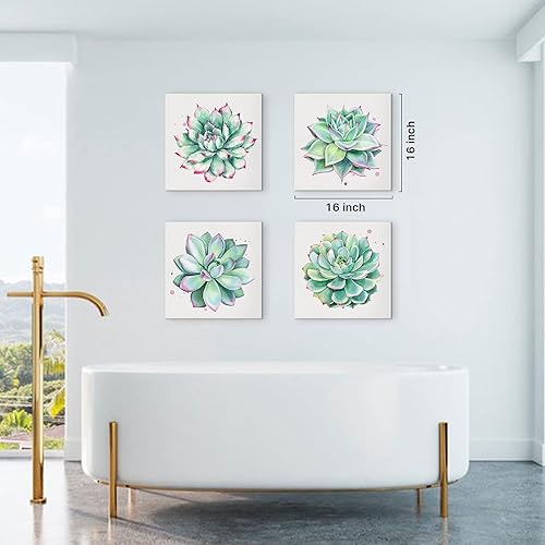 Miniatura 239 de Arte de pared de naturaleza con plantas verdes, decoración de pared de hojas botánicas tropicales, impresiones en lienzo para dormitorio, Hoja