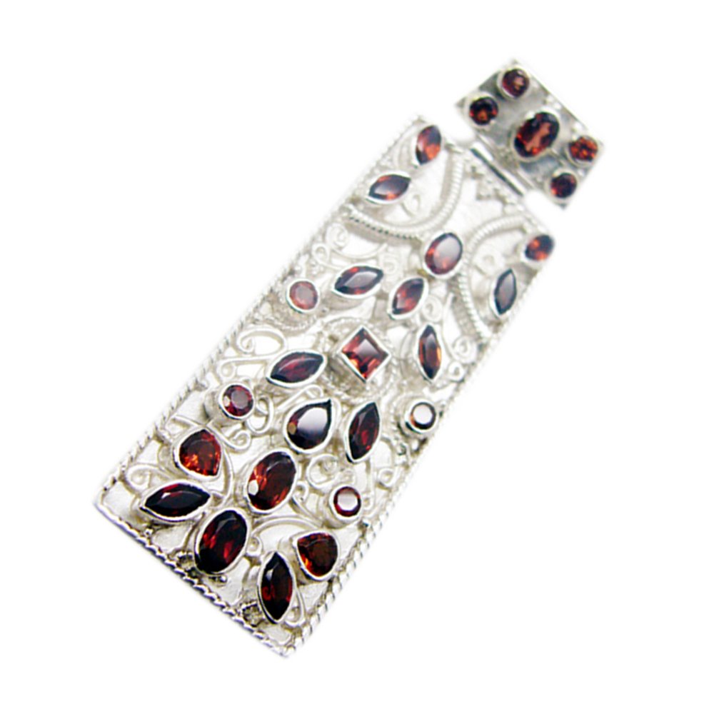 Colliers pendentif argent véritable anti-ternissement multi gemmes - 5