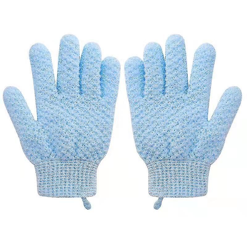 BLINE Shower gloves Exfoliating Gloves - Body Scrubber for Bathing, Efficient Exfoliating Gloves for Dead Skin - Body Scrubber, Bathing Gloves for Smooth Radiant Skin - Dead Skin Cell Remover
