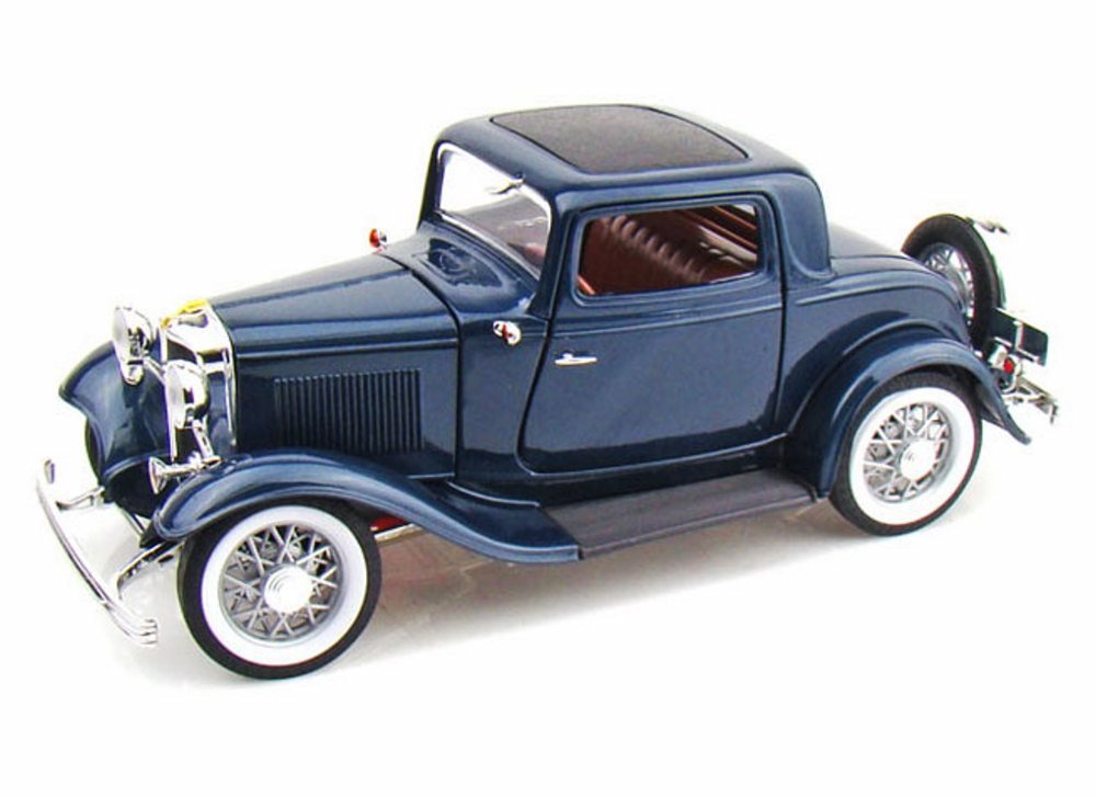 Buy 1932 Ford 3-Window Coupe, Blue - Road Signature 92248 - 1/18