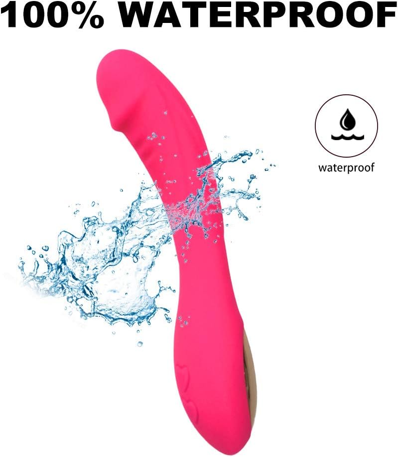 G-spot Vibrator, Female Silicone Vibrator Dildo, 12-Frequency Vibrating Masturbation Erotic USB Rechargeable Sex Toys, Vaginal Stimulator for Women and Beginners, Couple Erotic Toys