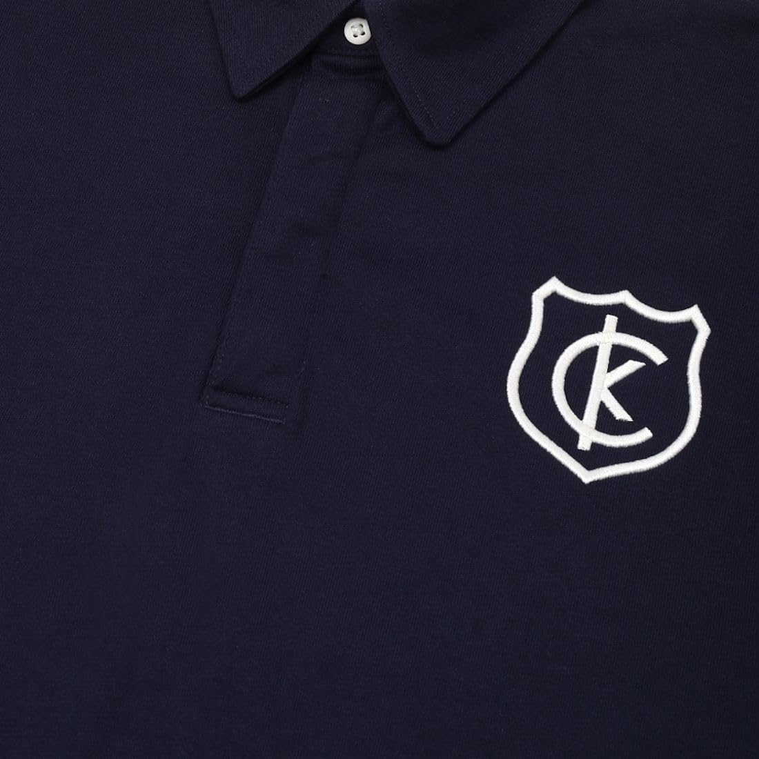 Calvin Klein Jeans Women's Logo Crest Polo Mini Dress
