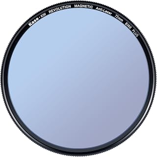 Kase Revolution Plus Anti-Laser Filter Magnetic Shockproof Tempered Low Reflection Optical Glass (72mm)