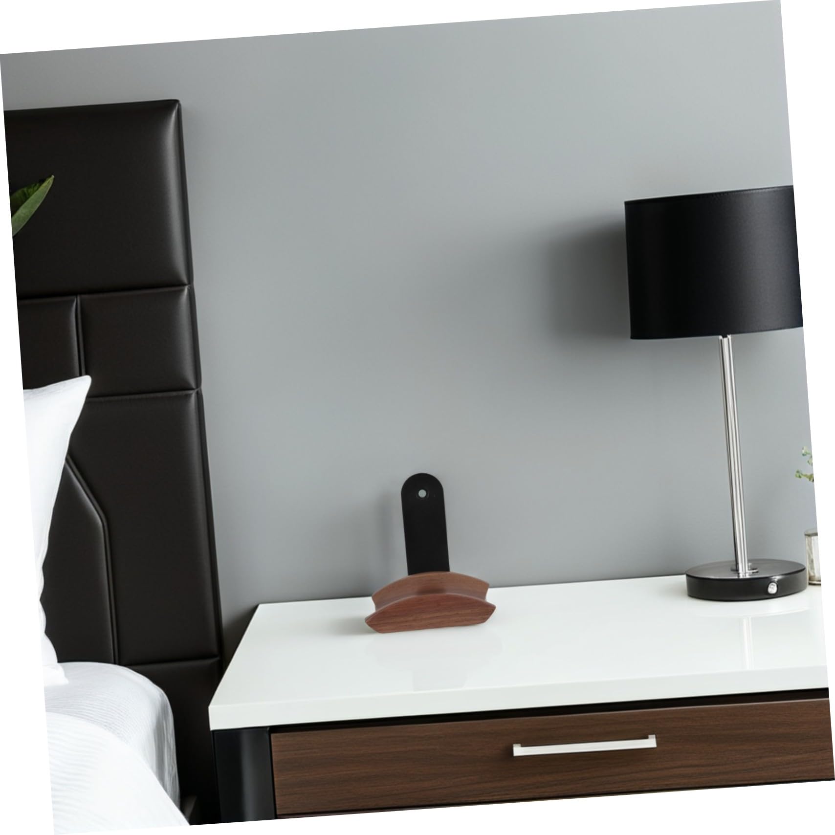 SEWACC Soporte de Madera para Auriculares Colgante de Pared Gancho Nogal para Almacenamiento Organizado Fácil Instalación para Gamers y Música