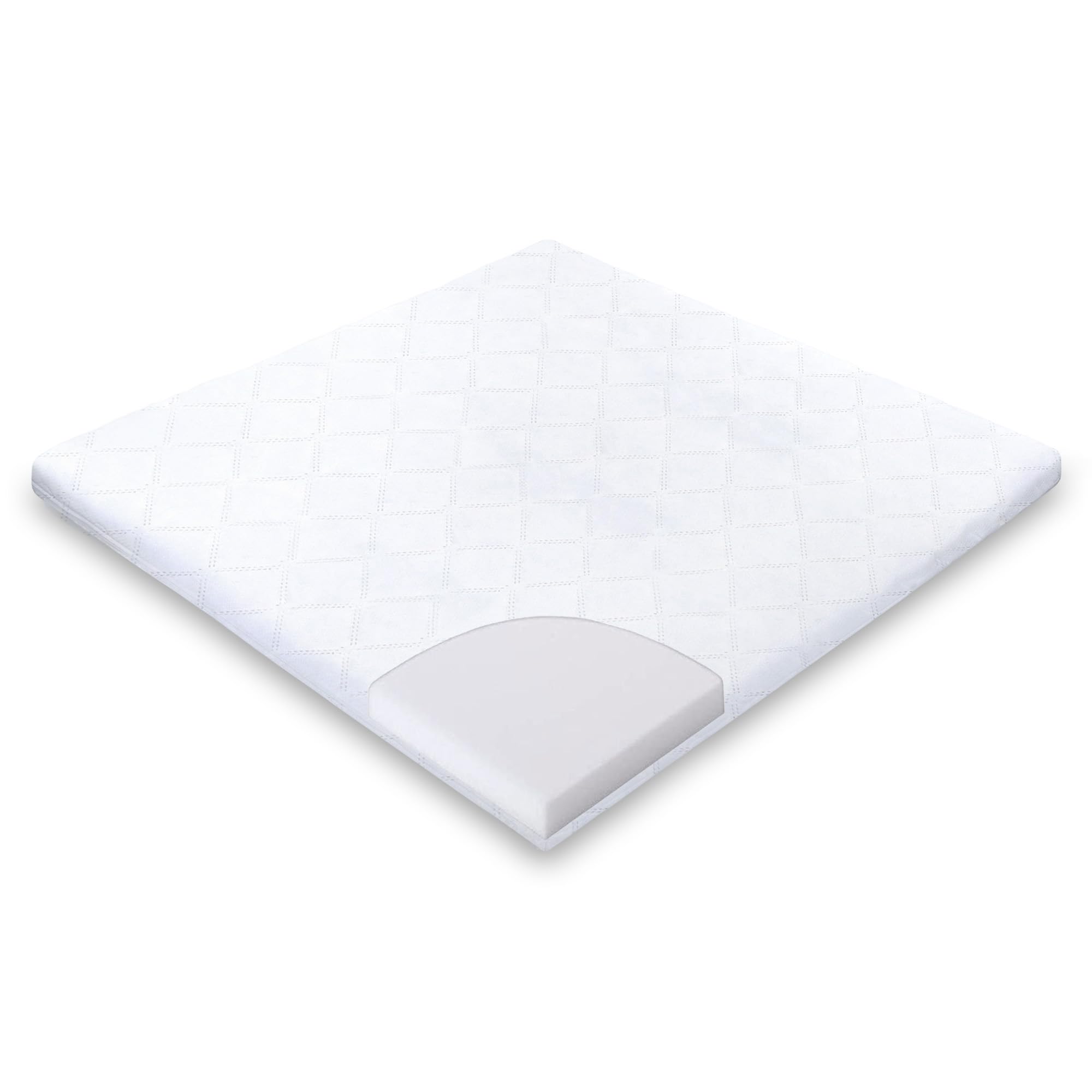 Materasso Per Box Neonato Esagonale - 115x100x5 Cm, Schiuma Comfort, Lavabile - Foto 9