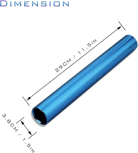 Miniatura 2 de Bastones de relé de campo de pista de aluminio, equipos de carreras para correr equipo de carreras, adecuado para deportes al aire libre práctica