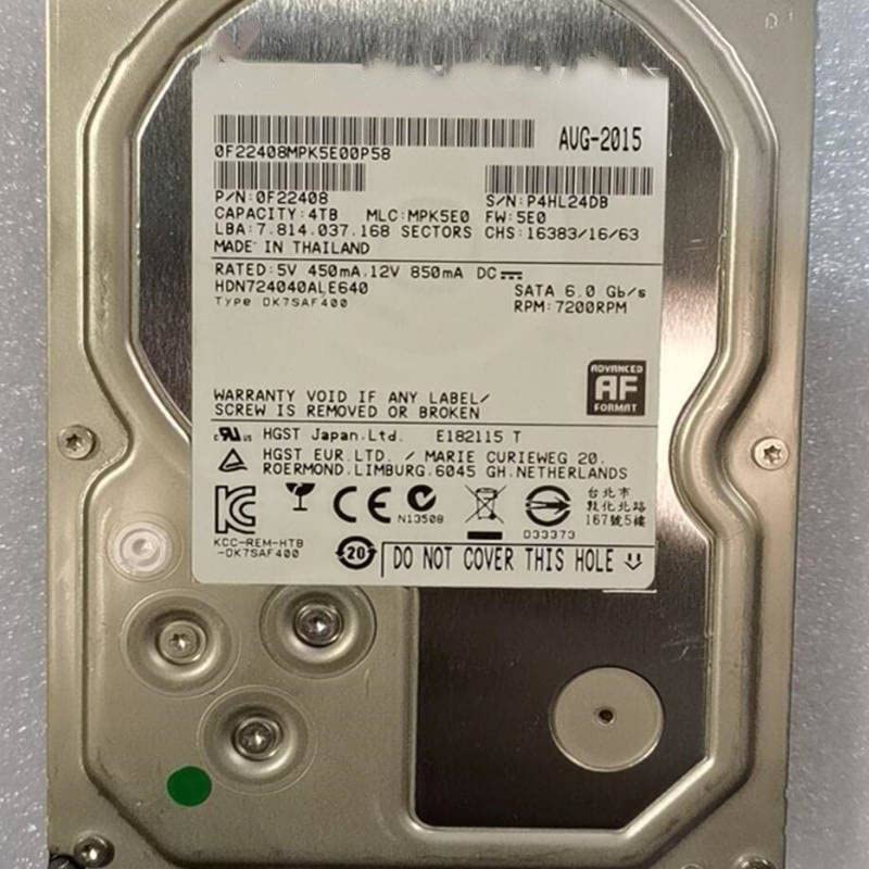 Amazon | MIDTY 90% HDD for Hgst 4TB 3.5インチ SATA 6 Gb/s 128MB