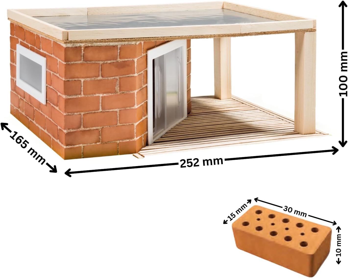Teifoc Germany Garden House Building Kit for Children (6+) - Unisex