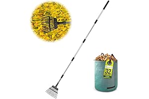 72 Inch Long Leaf Rake: The Ultimate Gardening Tool for Efficient Leaf Cleanup