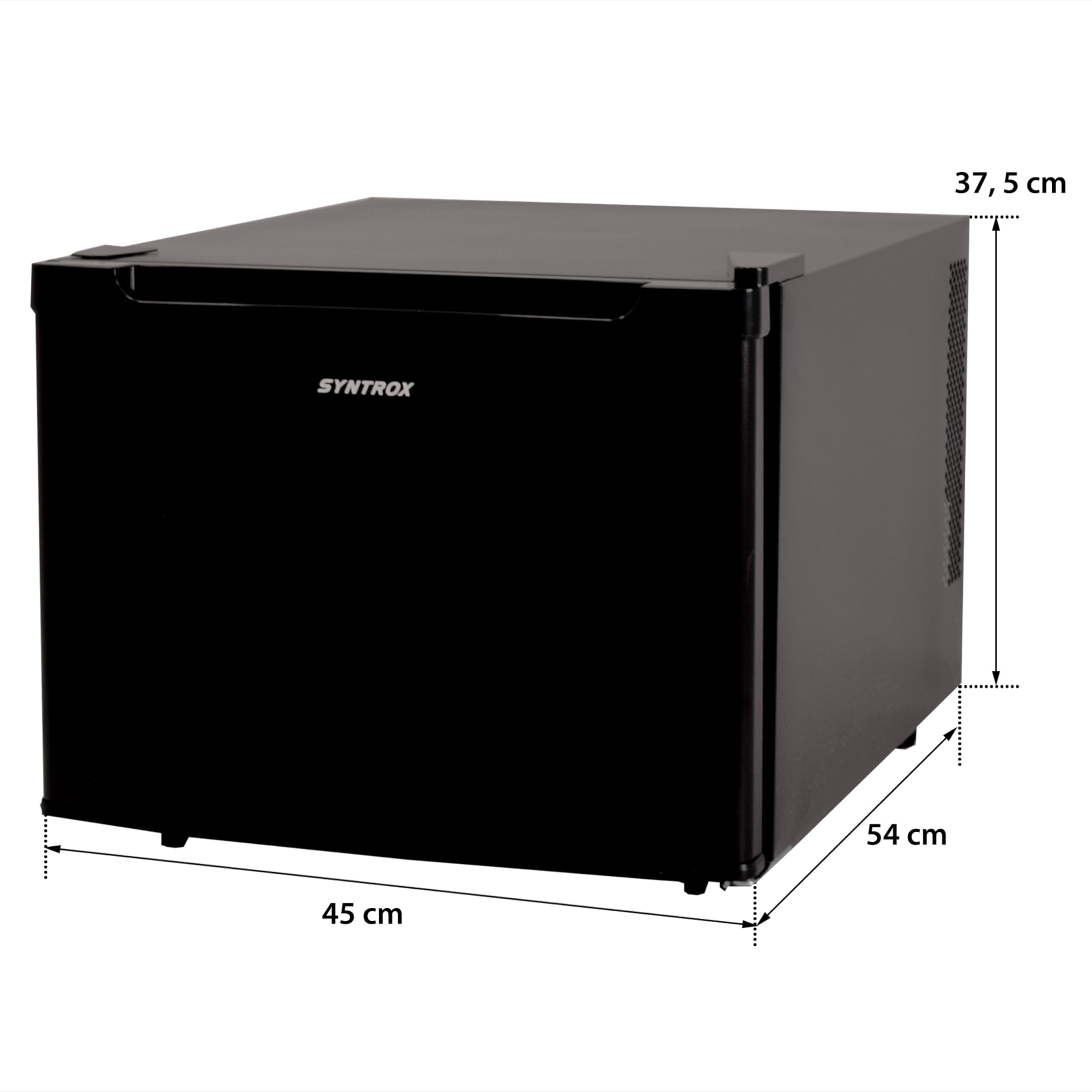 Syntrox Germany 35 l Kleiner Mini Kühlschrank schwarz Bundal | Barkühlschrank | Minibar, geräuscharm, kompakt, LED-Innenbeleuchtung, leicht zu reinigen