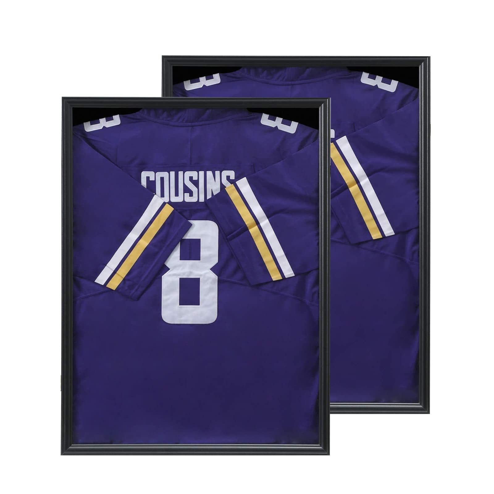 Jinchuan Jersey Frame Display Case Large Frames Shadow Box Lockable with UV Protection for Baseball Basketball Football Soccer Hockey Sport Shirt