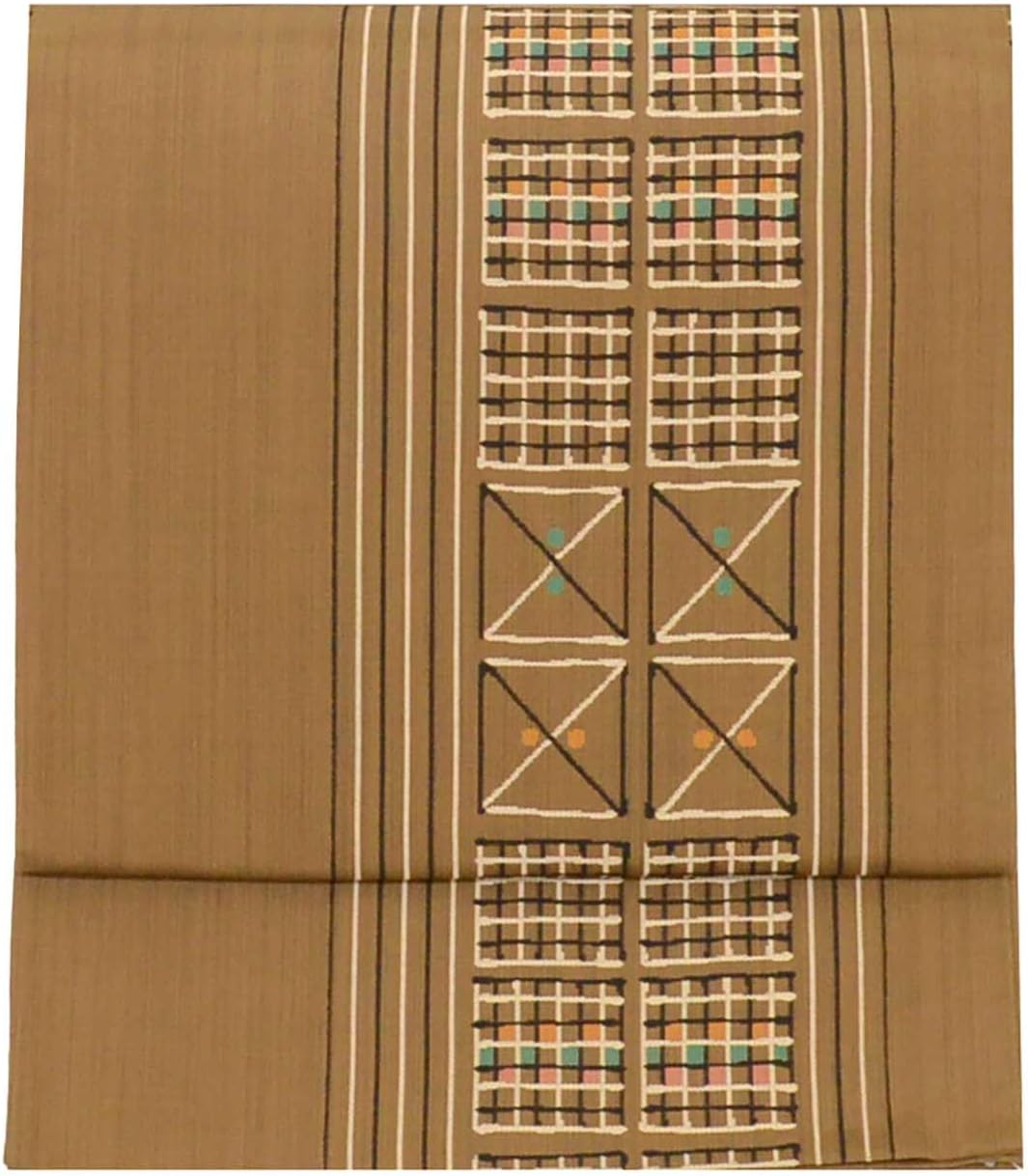 COLOR カラー THE BEST 着物ひととき] 中古着物 袋帯 単衣 正絹 リサイクル帯 洒落袋帯 絹