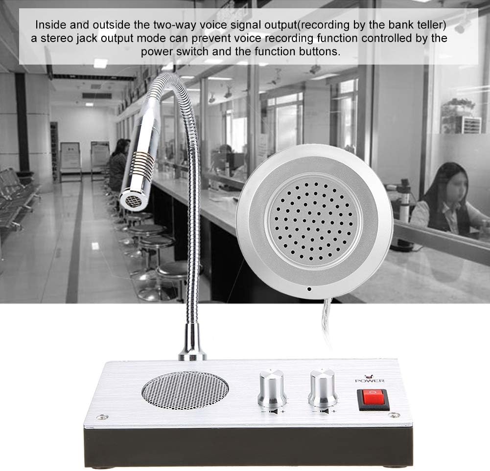 40% Off Discount Counter Intercom Interphone, Noise-Free Dual-Way Bank/Office/Store/Station Window(US) Weekly Top Sale Counter Intercom Interphone, Noise-Free Dual-Way Bank/Office/Store/Station Window(US)