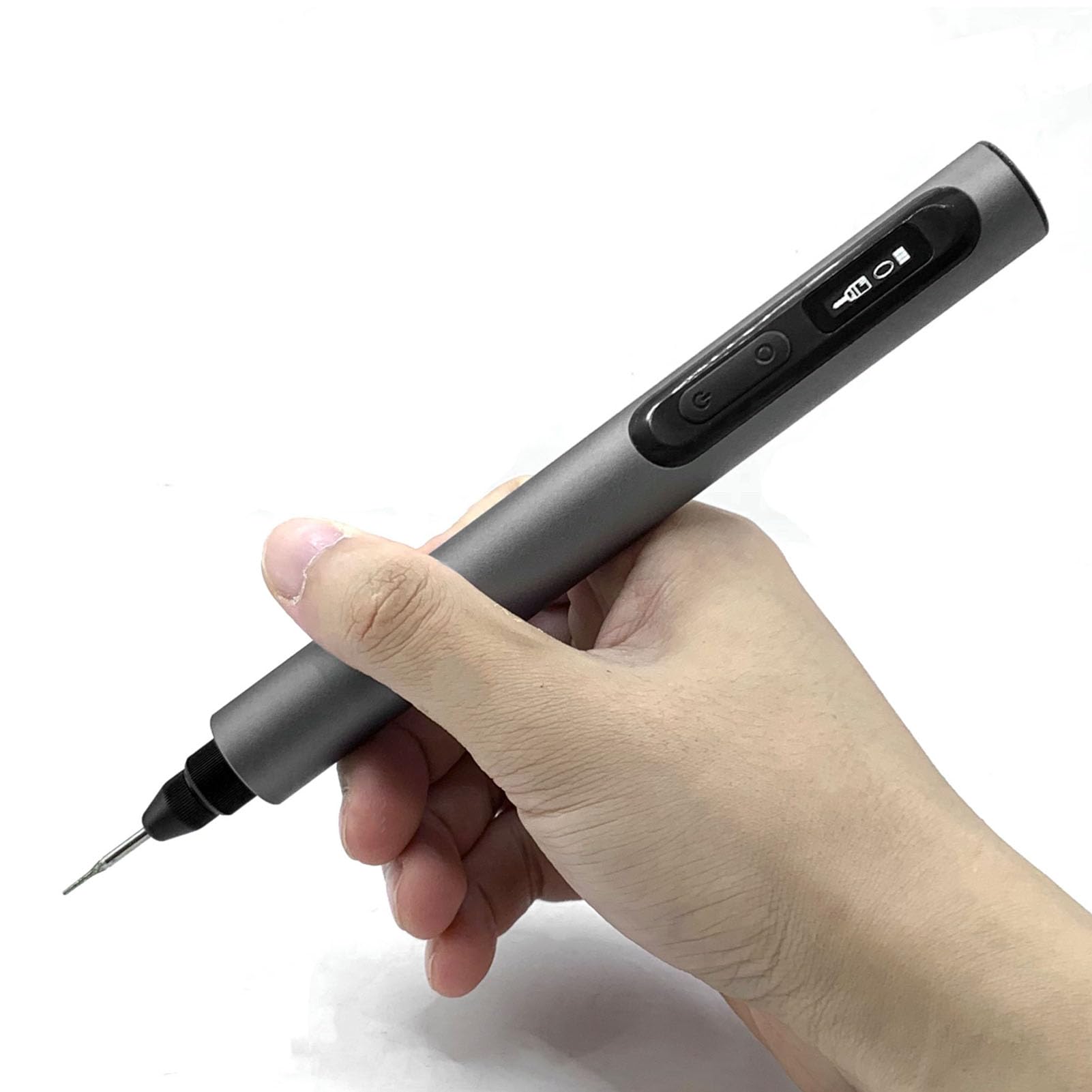 Penna per Incisione Elettrica, Mini 5 velocità con Luce LED