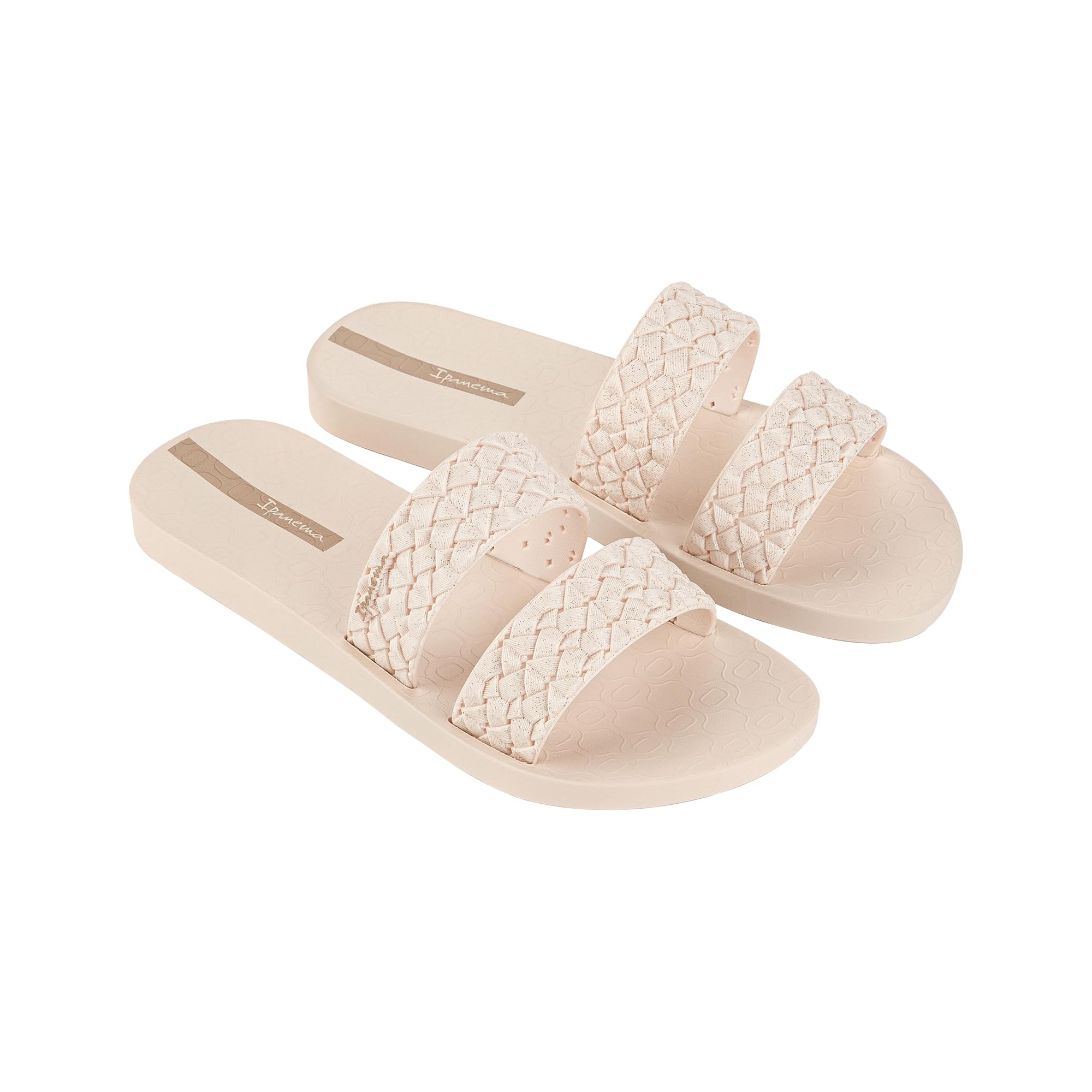 Ipanema Women's Renda II FEM Slide Sandals, Beige/Glitter Beige, 37 EU, Beige Glitter Beige, 5 UK