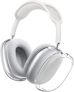 Airpods max カバー AirPods Max対応ケース 柔らかいTPU透明ケース傷防止 AirPods Max 用 ケース 指紋防止 傷防止 防塵 (透明)