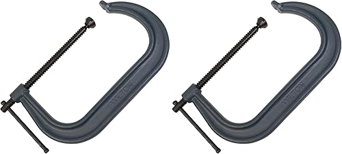 Miniatura 22 de Wilton Abrazadera en C, apertura de 4.3 in (4.0 in), 3.5 in garganta, 6200 Lbs. fuerza de sujeción (Modelo 404)