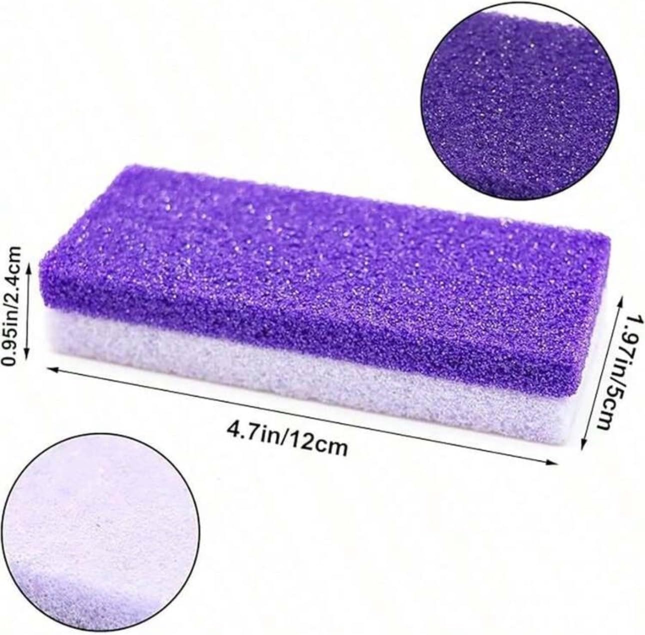 Lima Exfoliante Profesional para Pies de Doble Cara – Removedor de Callos y Piel Muerta para Pedicura