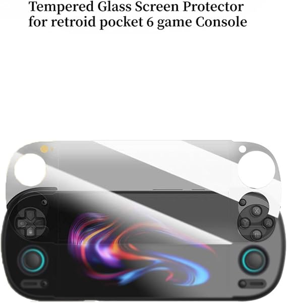 For Retroid Pocket 6 Screen Protector, 9H Tempered Glass with Oleophobic Coating, Precision Fit Transparent Film for Console(A)