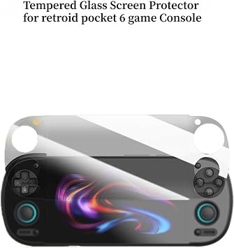 For Retroid Pocket 6 Screen Protector, 9H Tempered Glass with Oleophobic Coating, Precision Fit Transparent Film for Console(A)