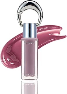 ENTROPY Makeup 2-in-1 Charm Shiny Glowy Lip & Cheek Gloss Tint Keychain, High Pigment Glossy Lip Color & Plumping Gloss, C9 Beryl Charm
