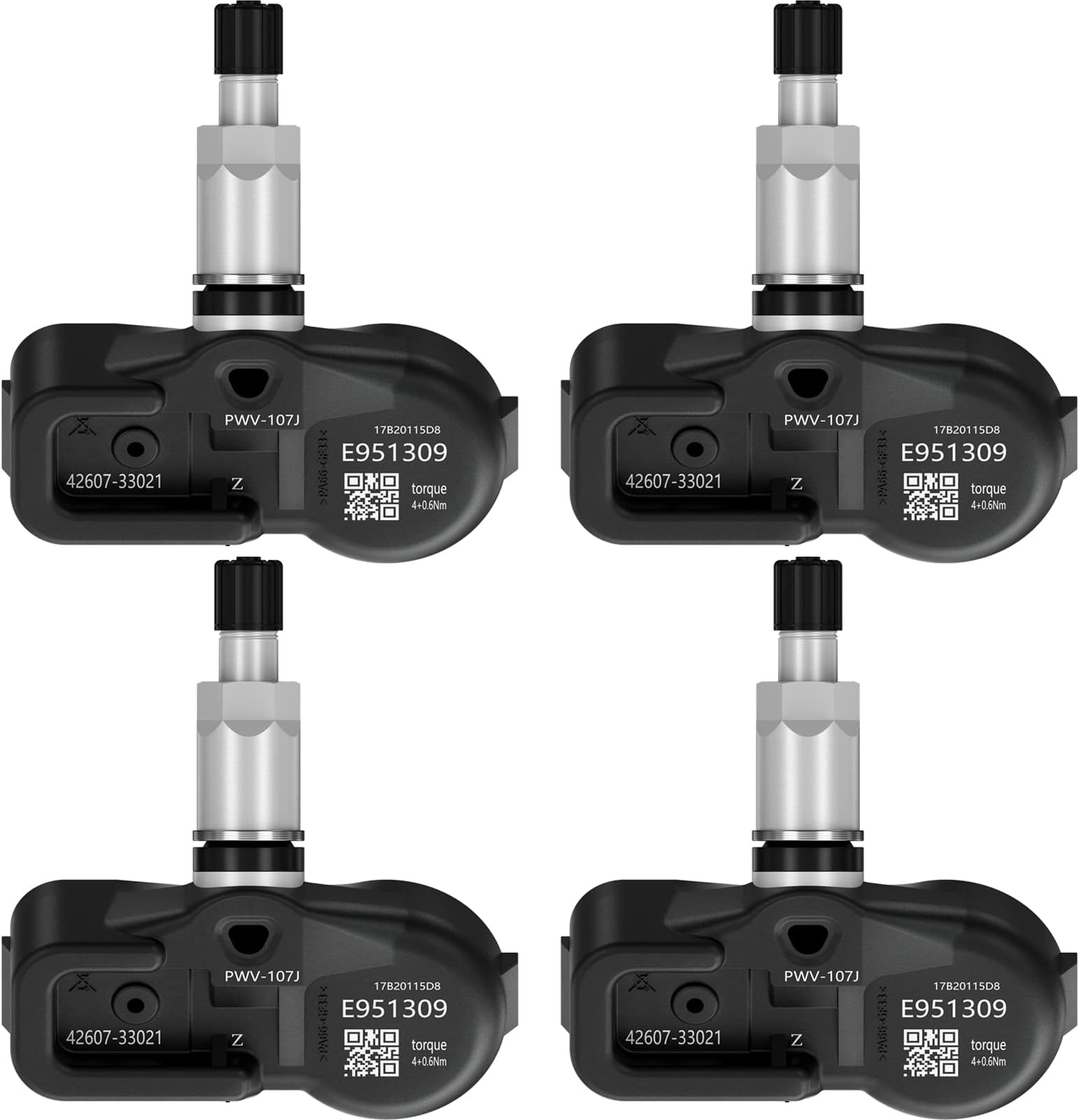 ROADFAR 315MHz Programmed Tire Pressure Monitoring System Sensor TPMS Sensor Fits for Lexus For Scion for Toyota 4pcs 4260706011 4260733011 42607-33021