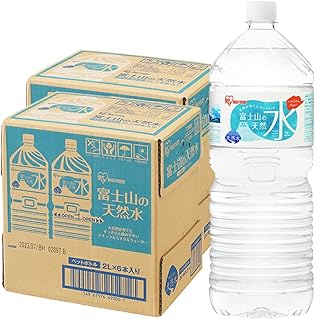 アイリスオーヤマ 富士山 の 天然水 2L×6本|2箱 計12本|水 飲料 ミネラルウォーター