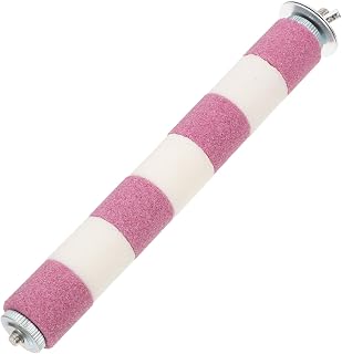 YARNOW Percha para Aves Rodillo De Juguete para Entrenamiento De Aves Soporte para Jaula De Periquitos y Color Rosa