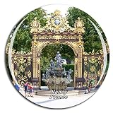 Weekino France Nancy Aimant de réfrigérateur 3D Verre en Crystal Touristique Ville Voyage Souvenir Autocollant de réfrigérateur Collection