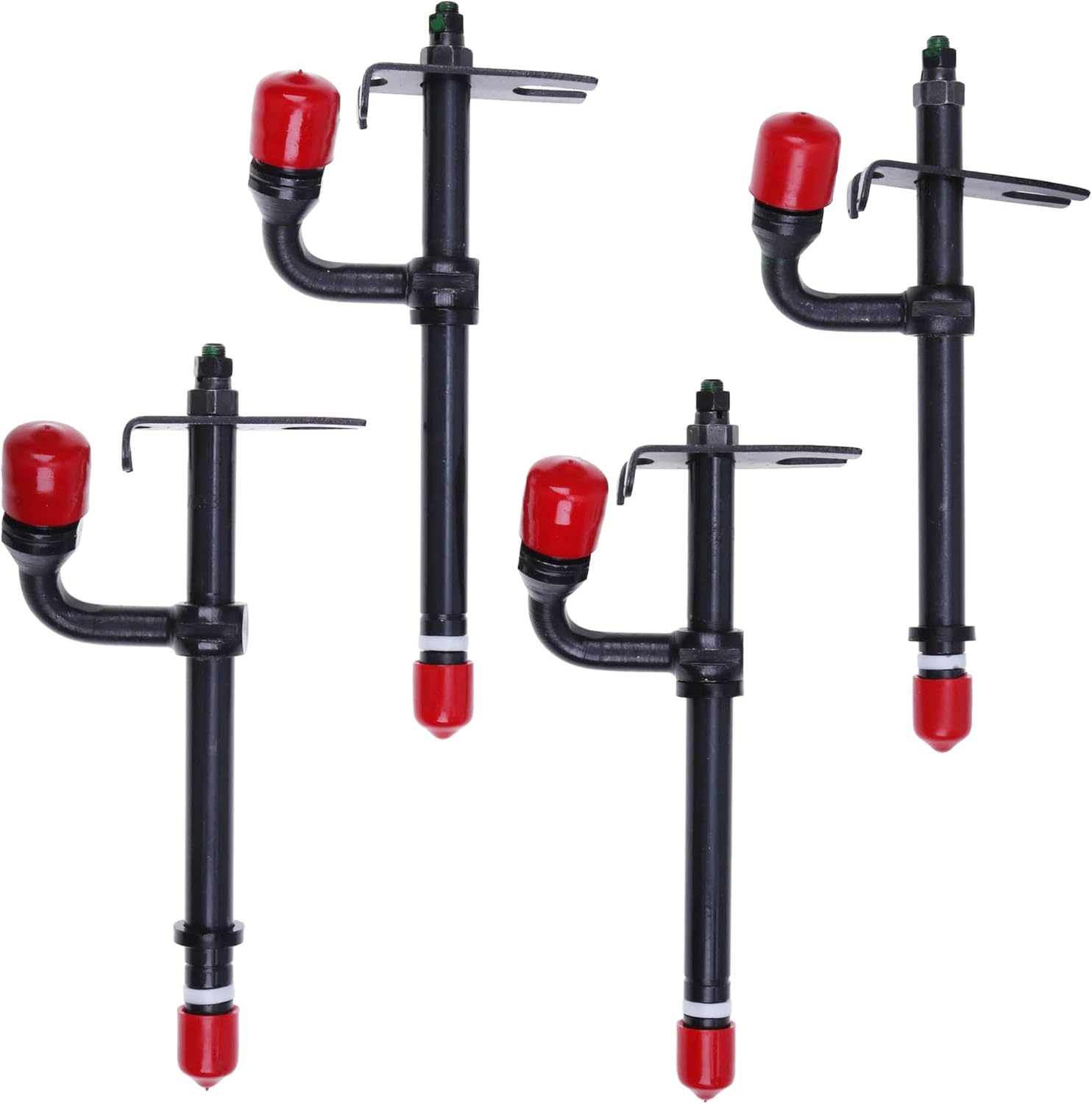 4X Fuel Injectors AR89564 SE500822 AT30299 Compatible with John Deere 1020 1030 2040 2120 3130 3140 440 440A 210C 290D 450 450B