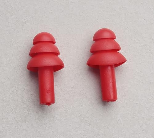 Miniatura 3 de SOWAK - 3 pares de tapones de silicona reutilizables para los oídos, flexibles, suaves, impermeables, con cancelación de ruido, para natación,