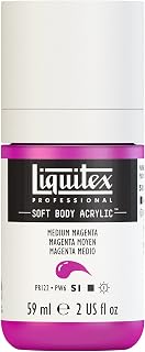 Liquitex Professional Soft Body Acrylic Paint, 59ml (2-oz) Bottle, Medium Magenta
