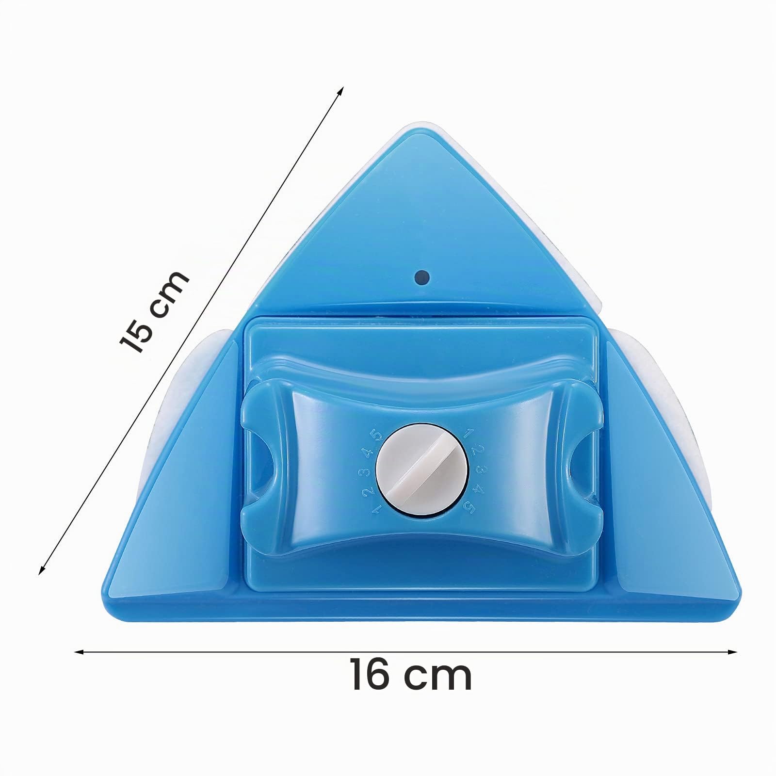Doppelseitiger Fensterabzieher 5 einstellbares magnetisches Reinigungsbürstenwerkzeug Glaswischer Für Glasdicke 4-28 mm Glas Magnetreinigungswerkzeug