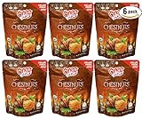 Organic Whole Chestnut- Roasted and Peeled Chestnuts- Kosher for Passover - 5.3 Oz Bag (6-Pack,...
