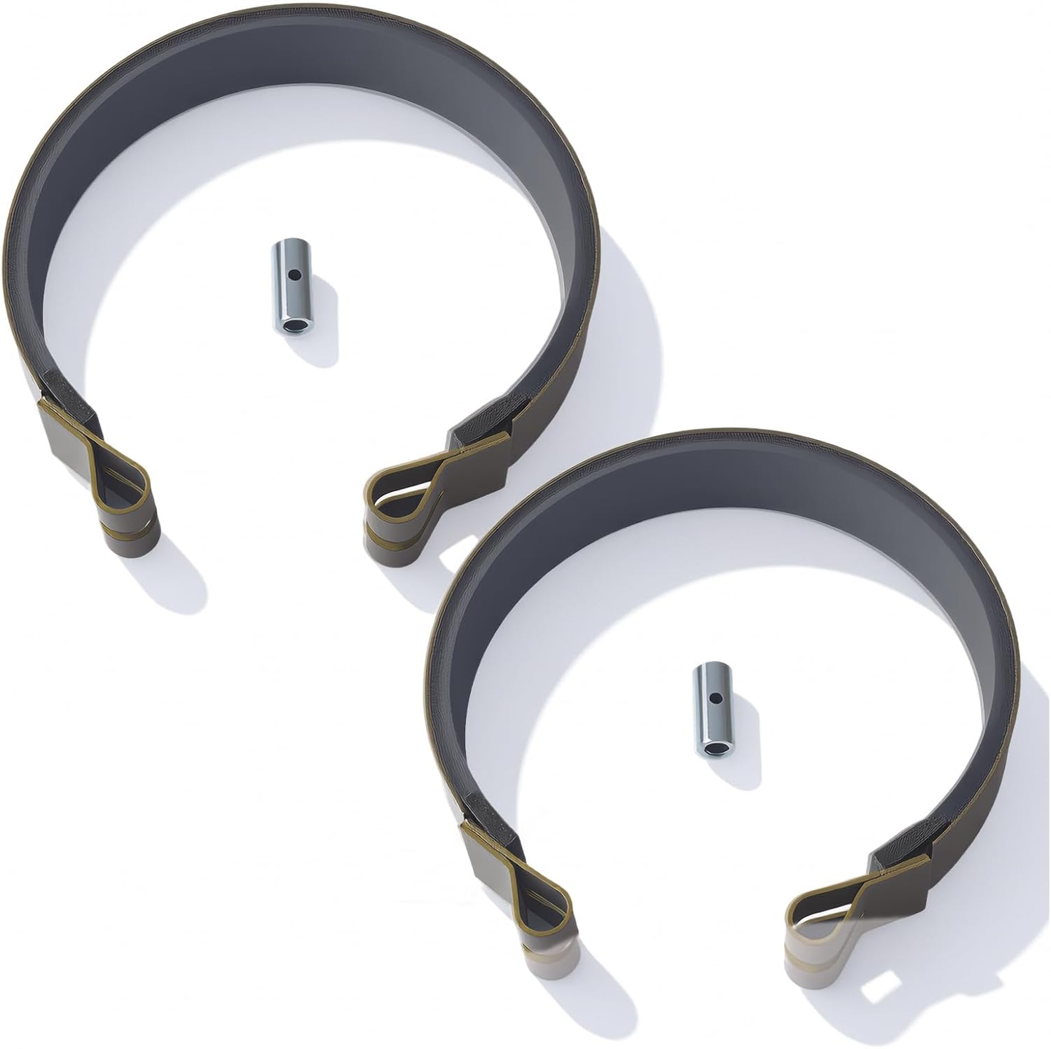 (2 Pack) Go Kart Mini Bike 4.5" Brake Band Go Kart Brake Kit 4 1/2" for Go-Cart ATV Mini bike Brake Drum