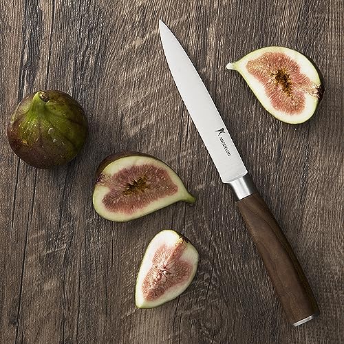 Kangdelun-Natura-Series-9-PCS-Knife-Block-Set-Ultra-Sharp-High-Carbon-Stainless-Steel-with-Wooden-Handle