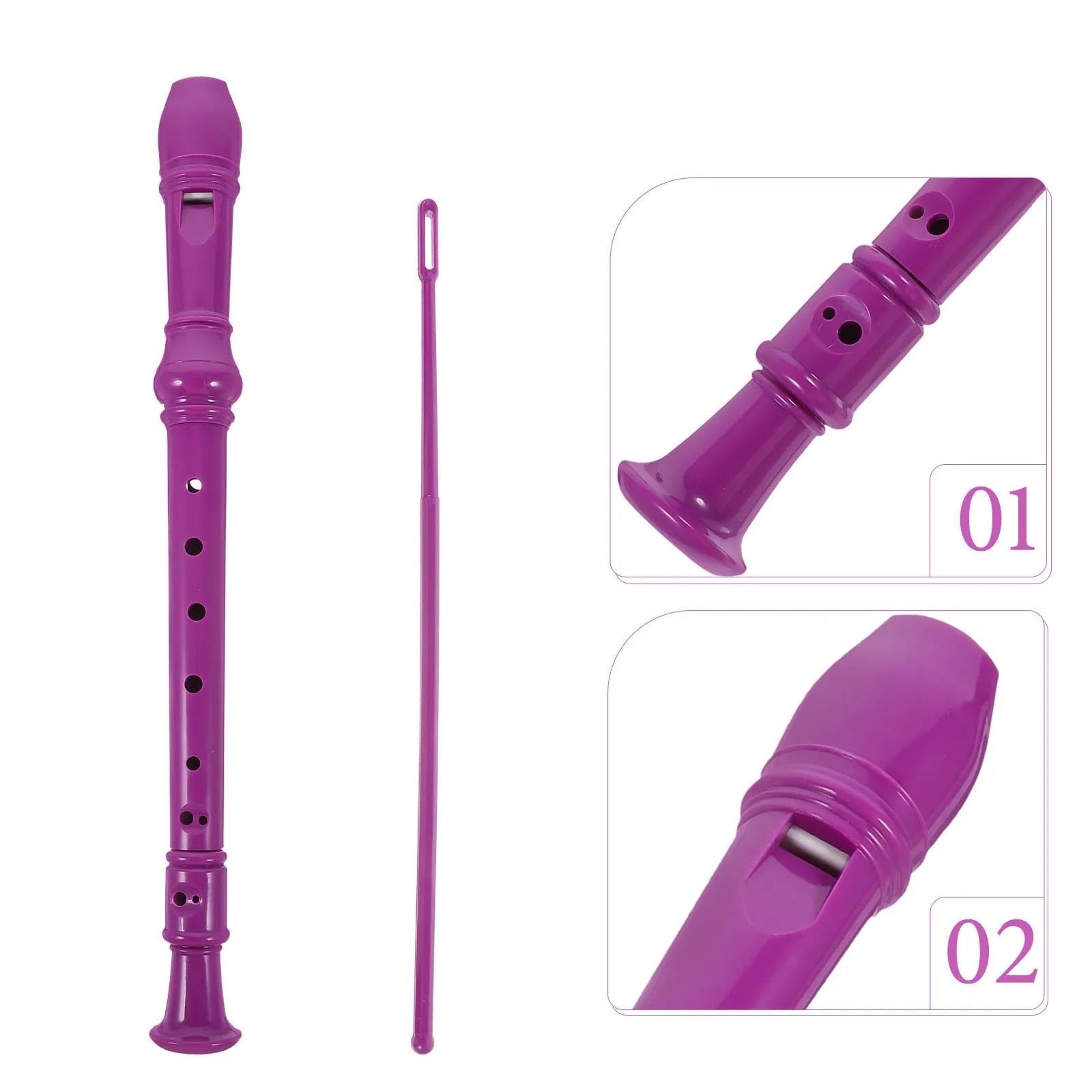 Tradición Flauta Dulc Flauta Soprano De 8 Agujeros Material ABS Fácil Tocar Tono Claro Ideal Para Principiantes Adolescentes Y Adultos