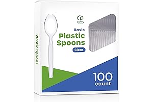 Premium White Plastic Spoons