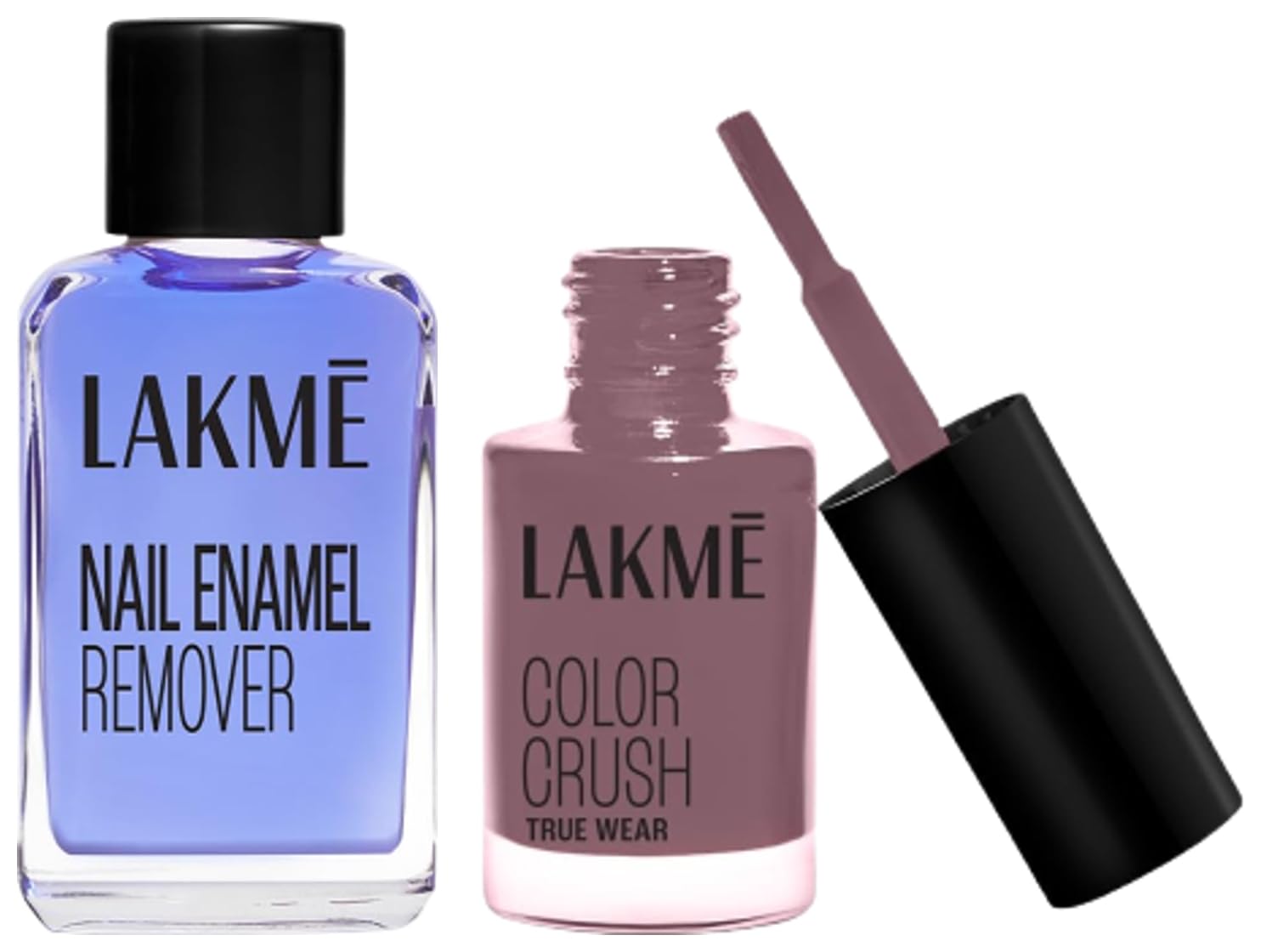 LAKMÉ True Wear Color Crush Glossy Finish Nail Polish, Long Lasting & Vibrant Nail Paint, 103, 6Ml,Lakmé Nail Color Remover, 27ml-image-20