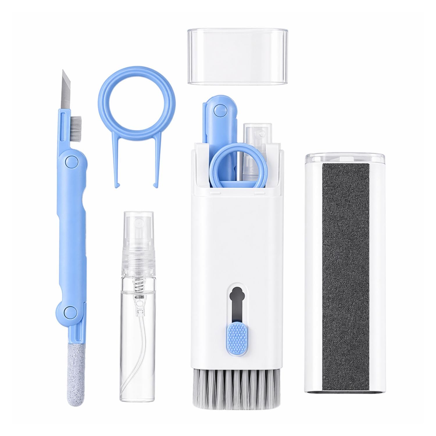 7 in 1 Electronic Cleaner Kit, Keyboard Cleaner Kit with Brush, 3 in 1 Cleaning Pen for AirPods Pro, Multifunctional Cleaning Kit for Earphone, Keyboard, Laptop, Phone, PC (Set of 1)-picture-28