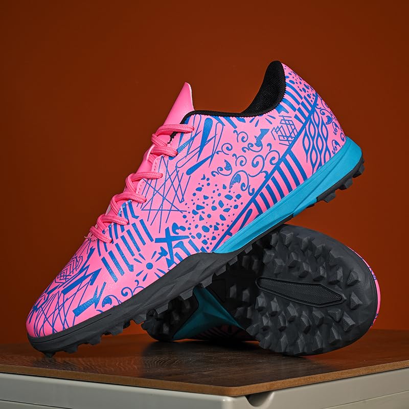 Soccer Shoes Mens Cleats Indoor Outdoor Professional Training Turf Football Boots Breathable Athletic Sneaker for AG/FG/TF2