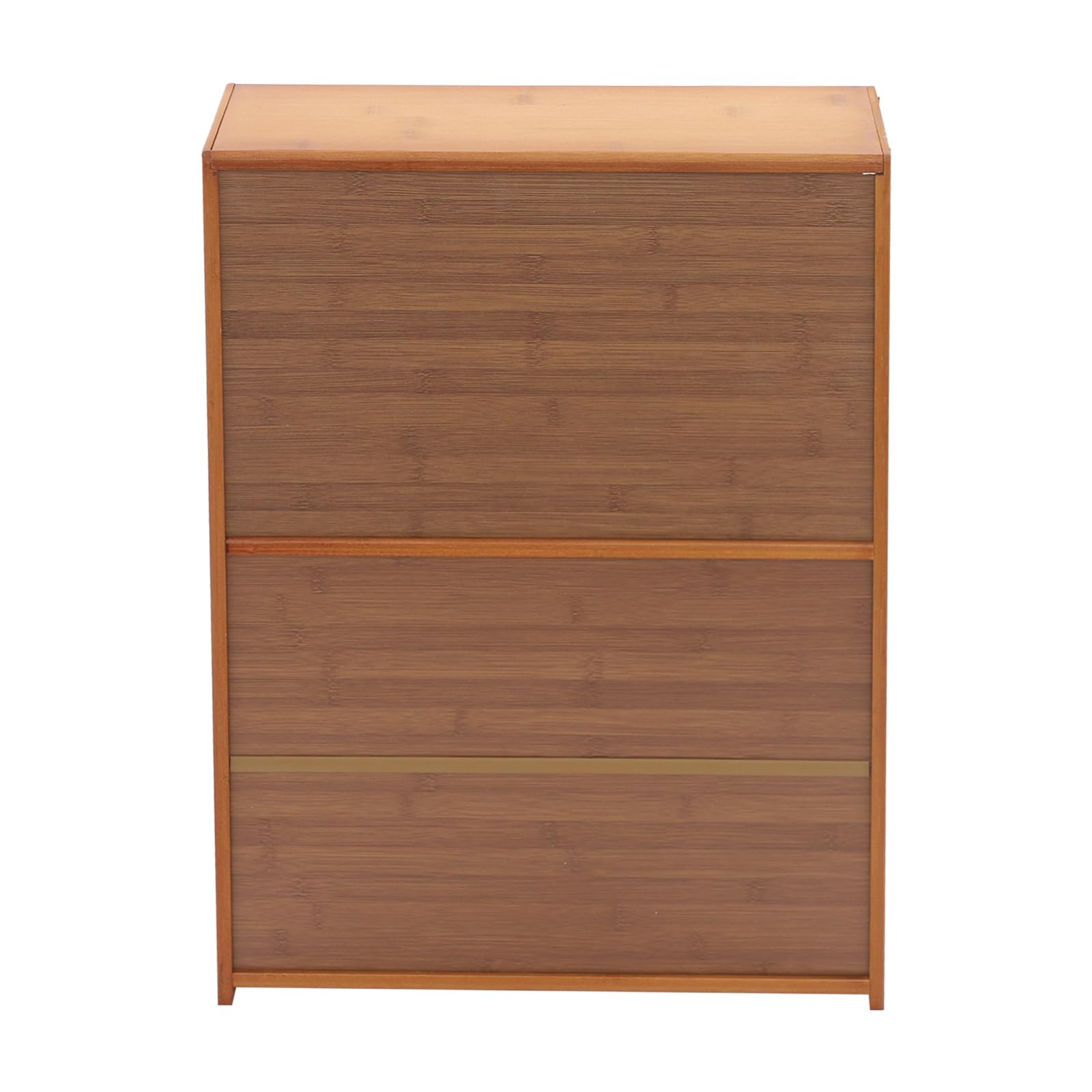 Armoire de rangement, petit buffet de cuisine en bambou pour plan de travail, armoire de cuisine avec porte coulissante et poignée pour pots à épices, ustensiles de cuisine et accessoires