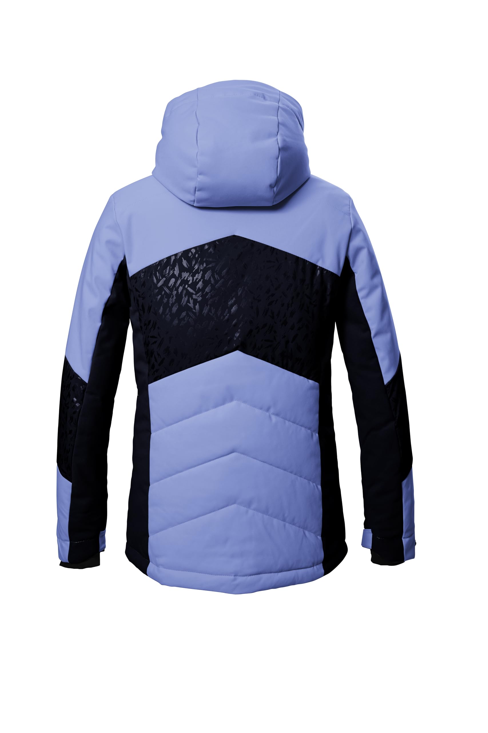 Killtec Ksw 342 Grls Ski Qltd Jckt Veste de ski/veste fonctionnelle avec capuche et jupe pare-neige Fille
