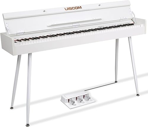 Piano digital con peso de 88 teclas, piano eléctrico de escritorio de madera, se transforma entre el escritorio y el tocador, teclado progresivo de