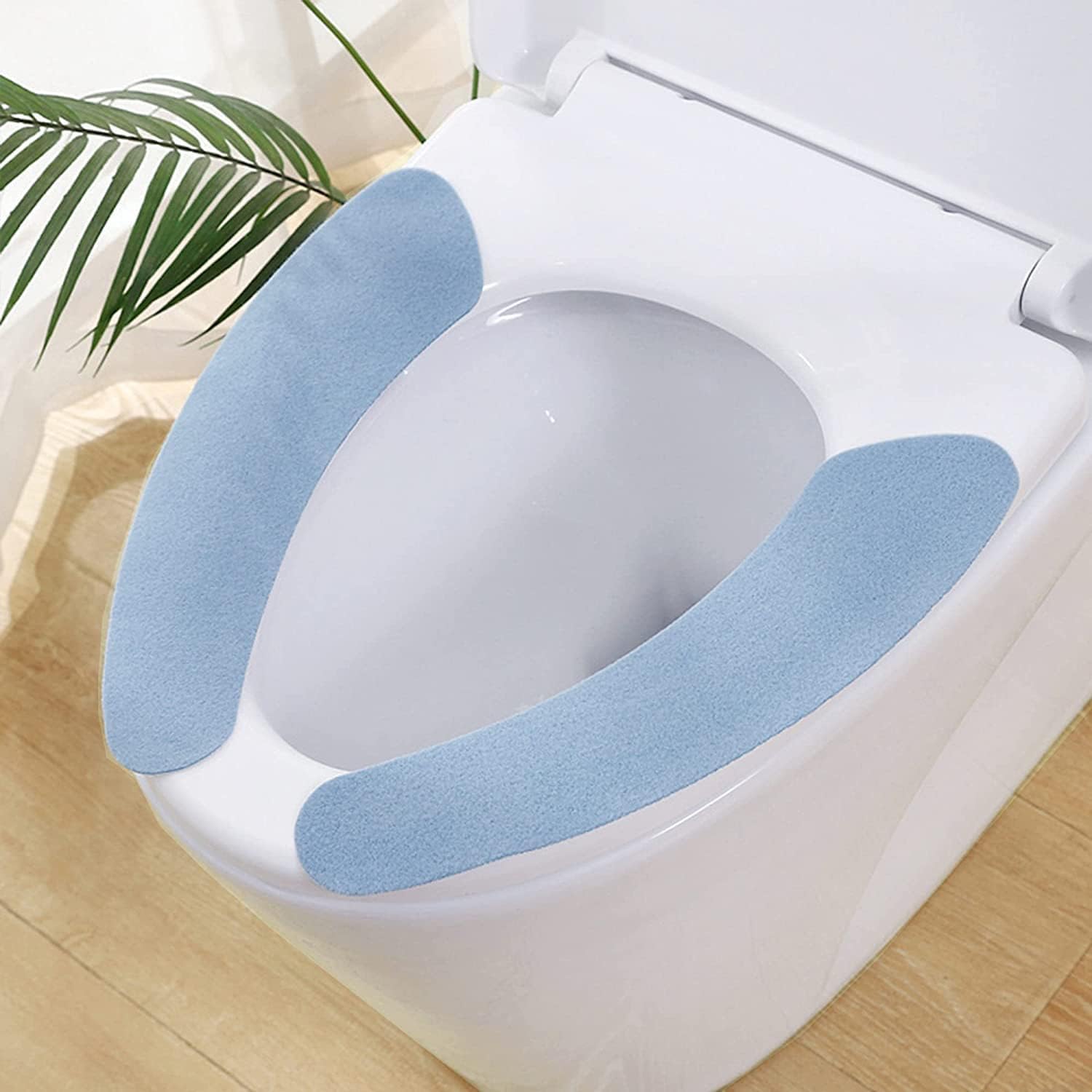 Keskriva Warm Soft Toilet Seat Cushion Cover, Washable and Reusable Cushion with Self-Adhesive Pads Tape For Winter, Portable and Easy Install, Suitable for Toilet Rings of Different Shapes, Pack Of 1 (B0CY2WYBVZ) Amazon Price History, Amazon Price Tracker
