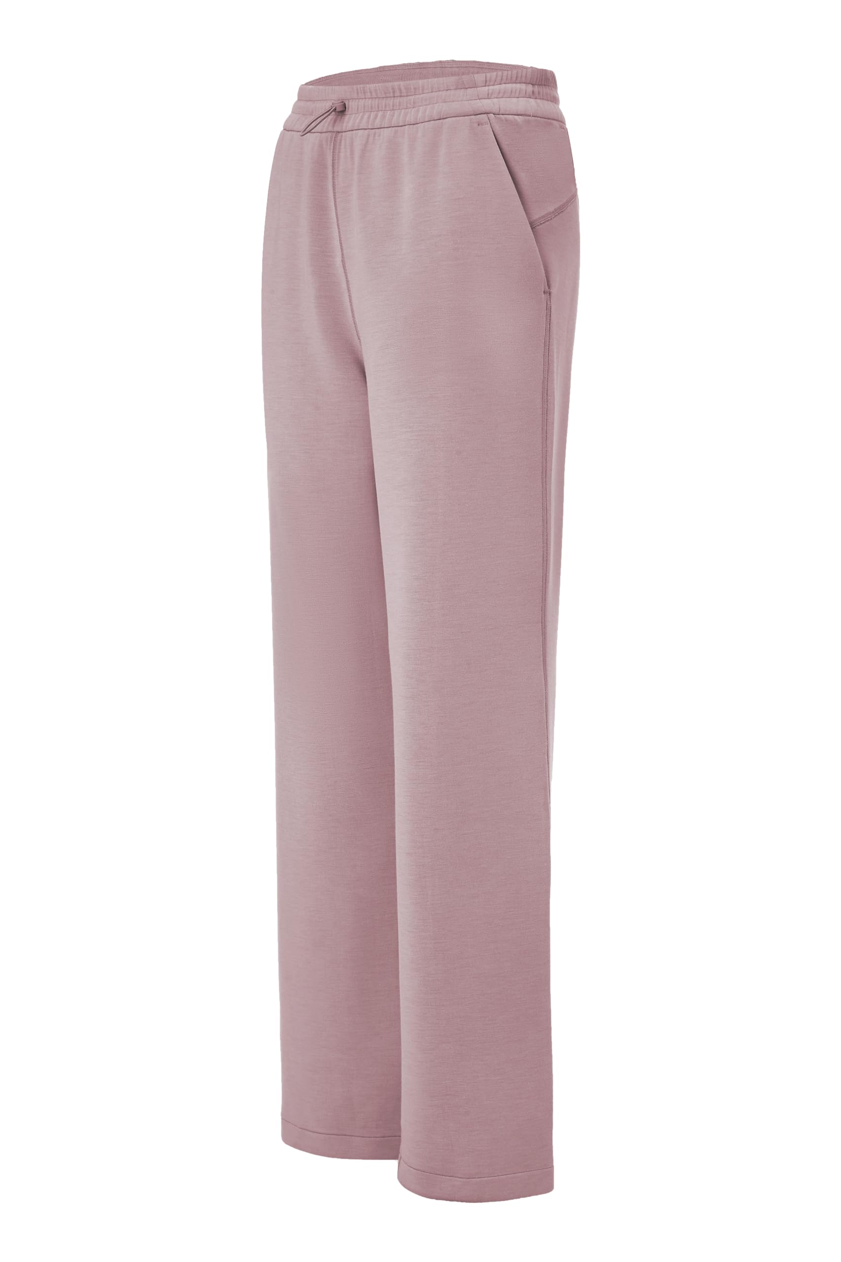 scewhou Women's Soft Rayon Sweatpants Lightweight Breathable Workout Trousers with Adjustable Shockcord